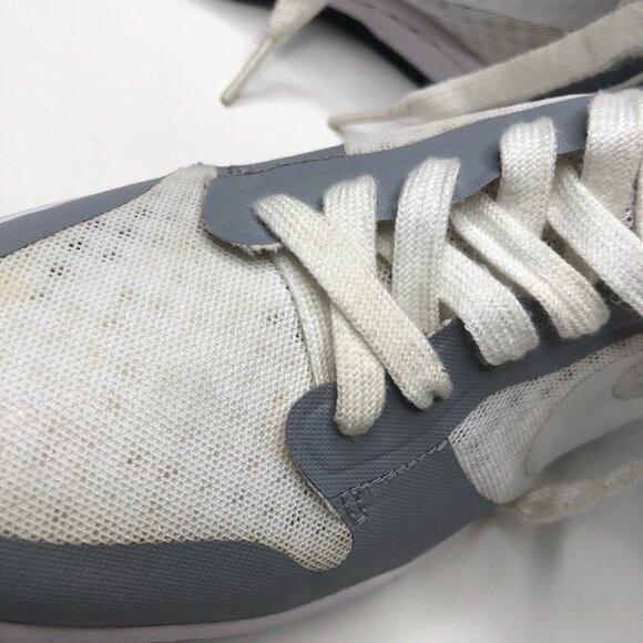 RARE Nike Dunk Sky Hi 2.0 Grey White Mesh Hidden Wedge Lace-up Sneaker Shoes - Picture 8 of 16